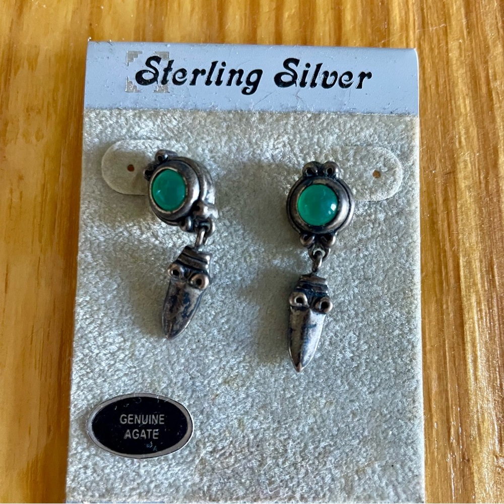 Agate earrings